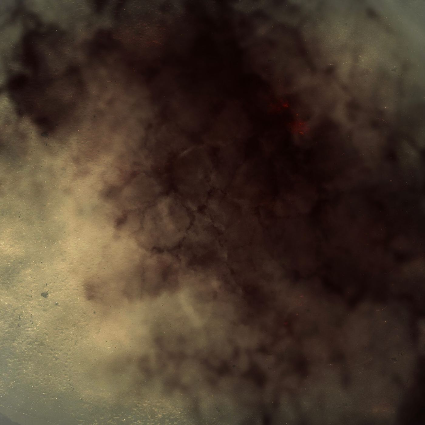 Dark brown and gold, mottled like smoke