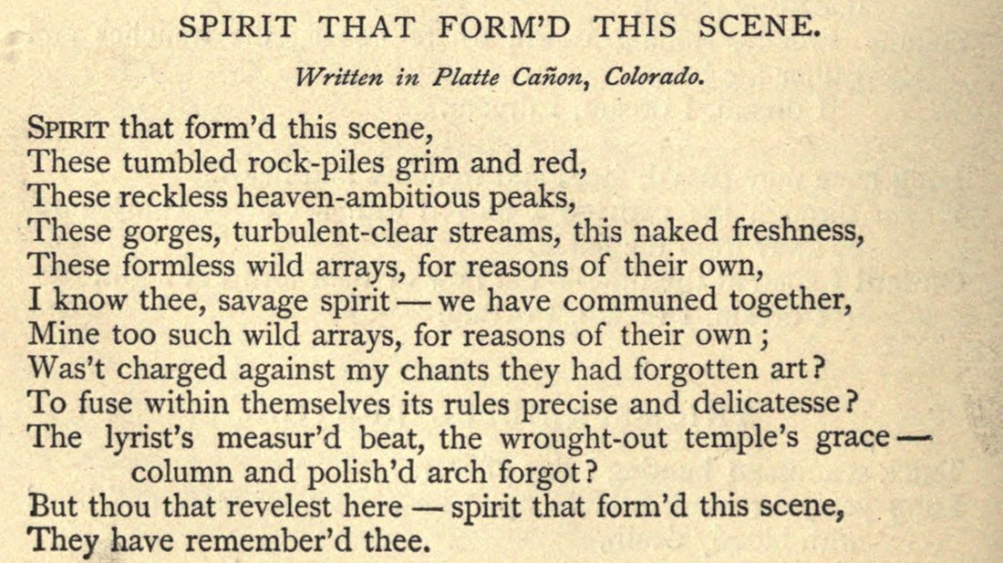 Spirit That Form’d This Scene, as printed in 1891–92